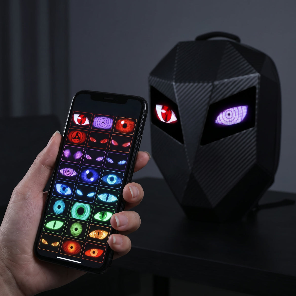 Step 2: pick your eyes in the app