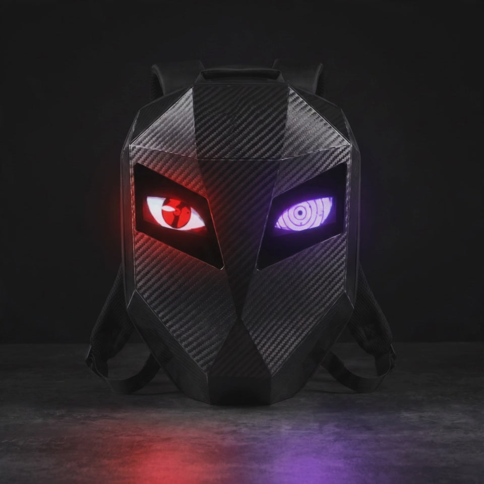 Animated LED eyes looking around