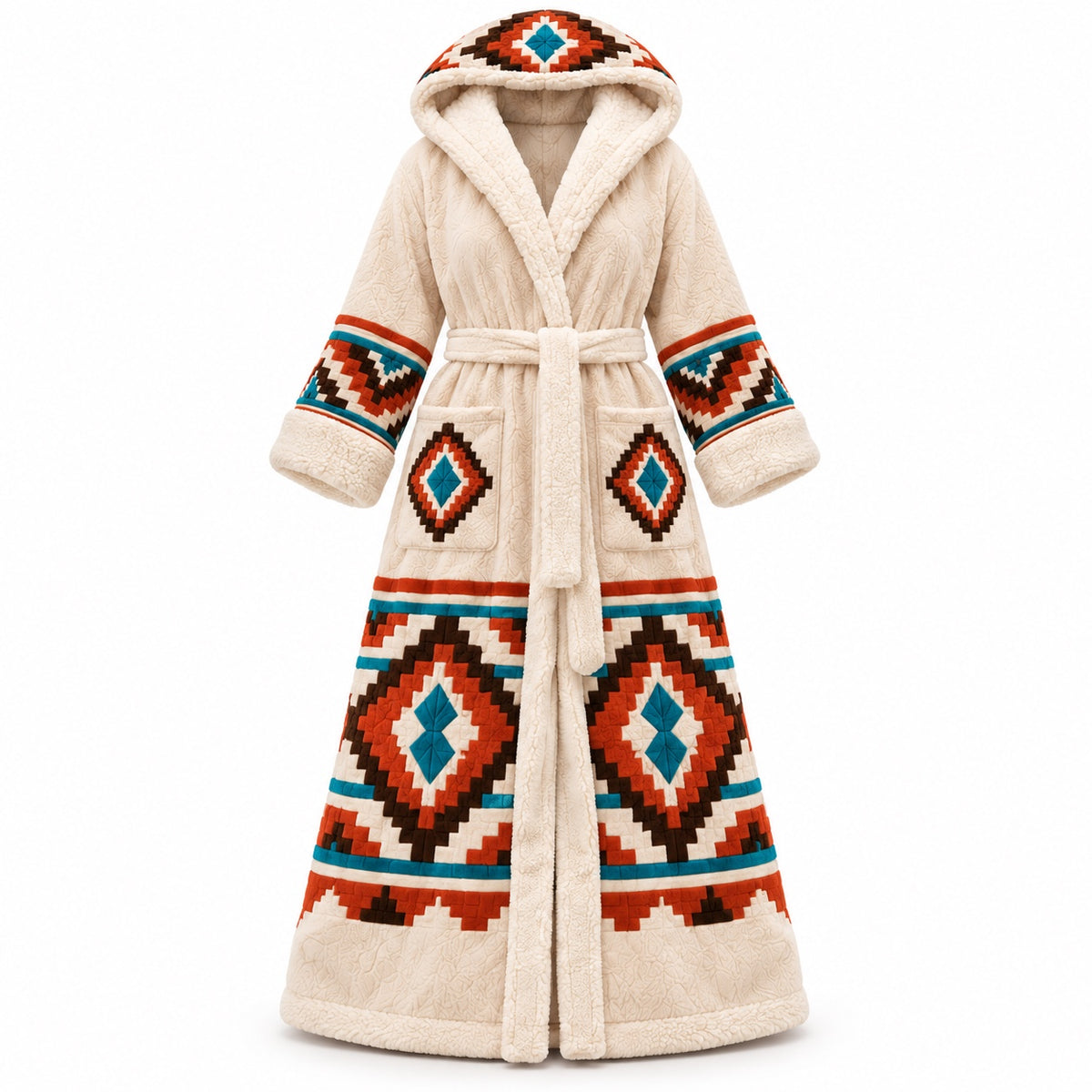 Heritage Heated Robe, front view