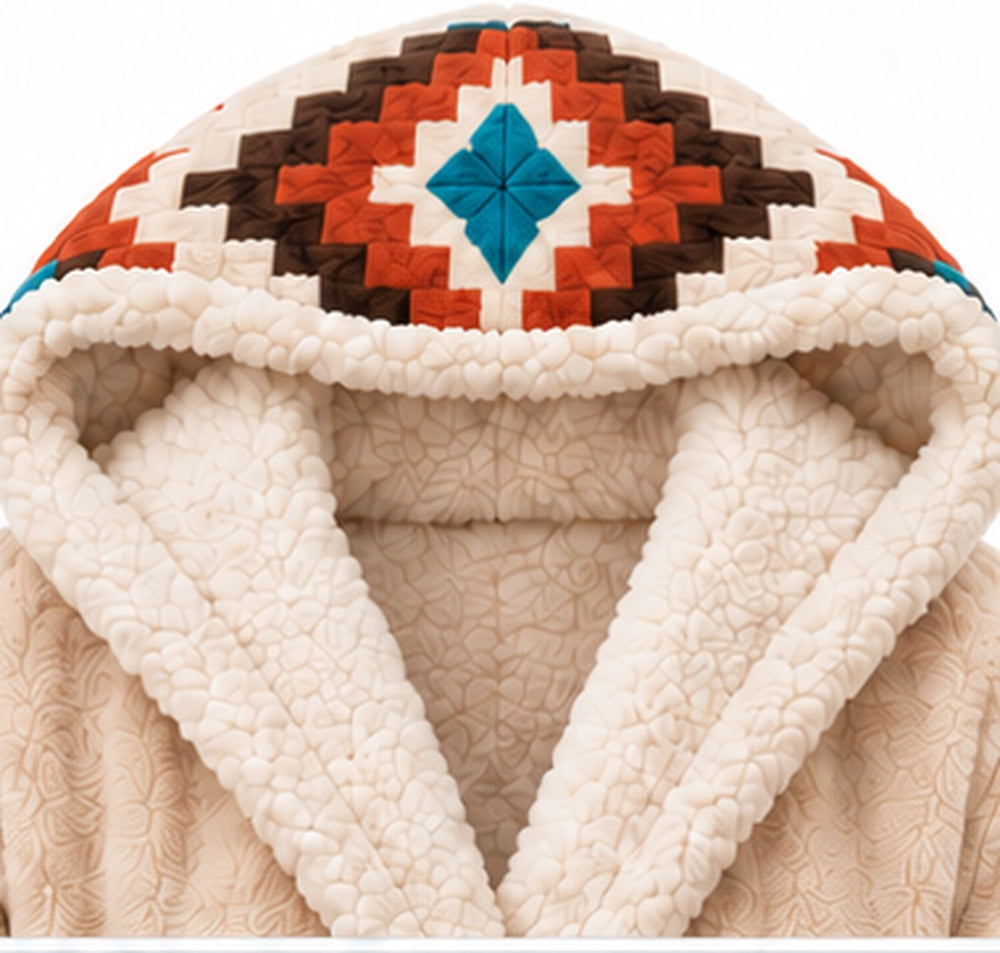 Heritage Heated Robe, hood