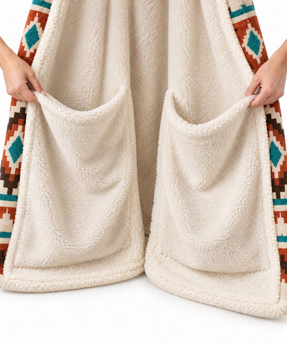 Heritage Heated Robe, foot pockets