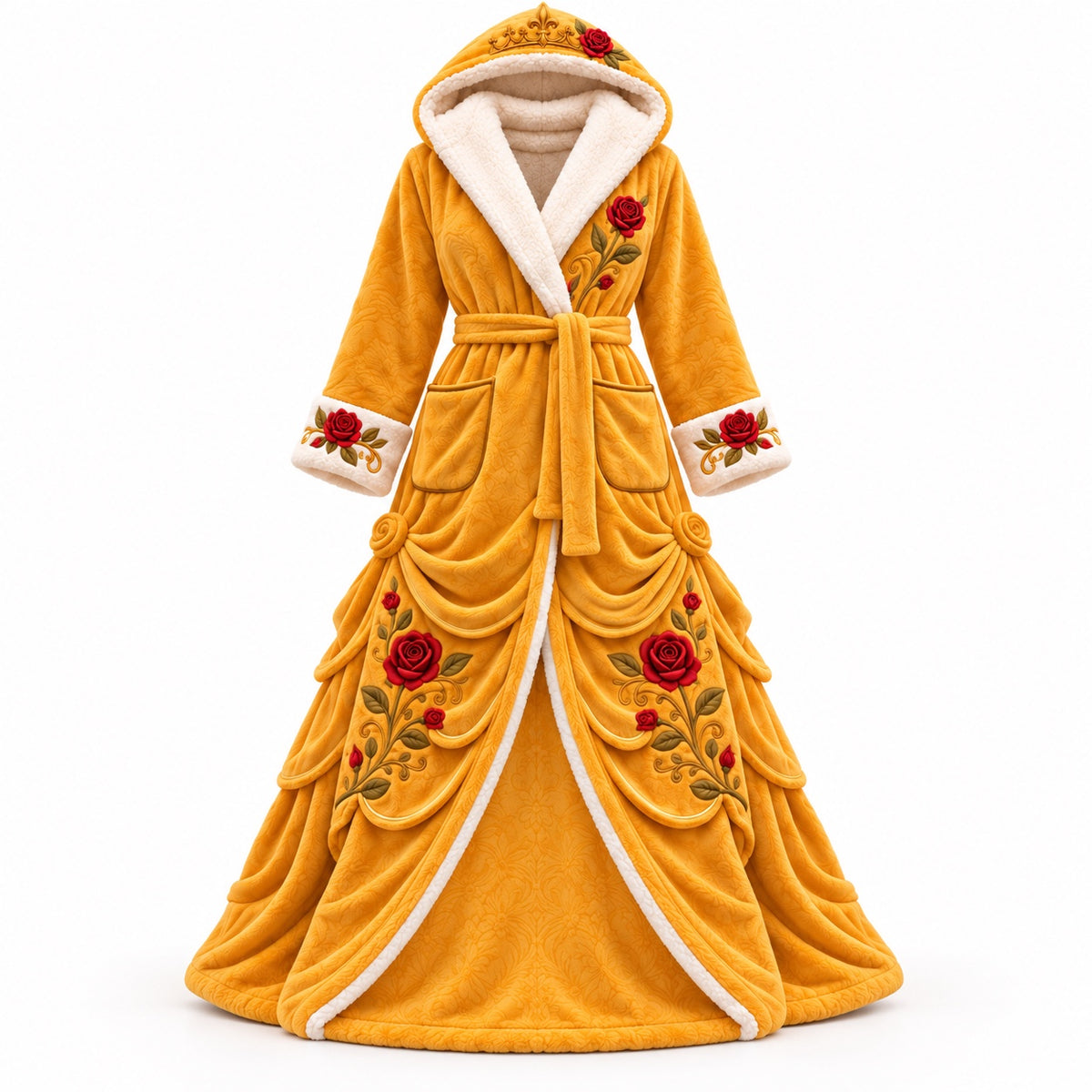 Rose Princess Heated Robe, front view