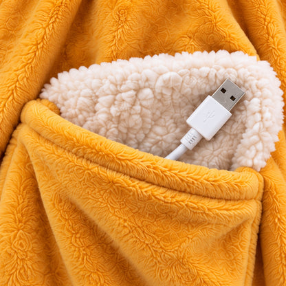 Rose Princess Heated Robe, USB plug in the pocket