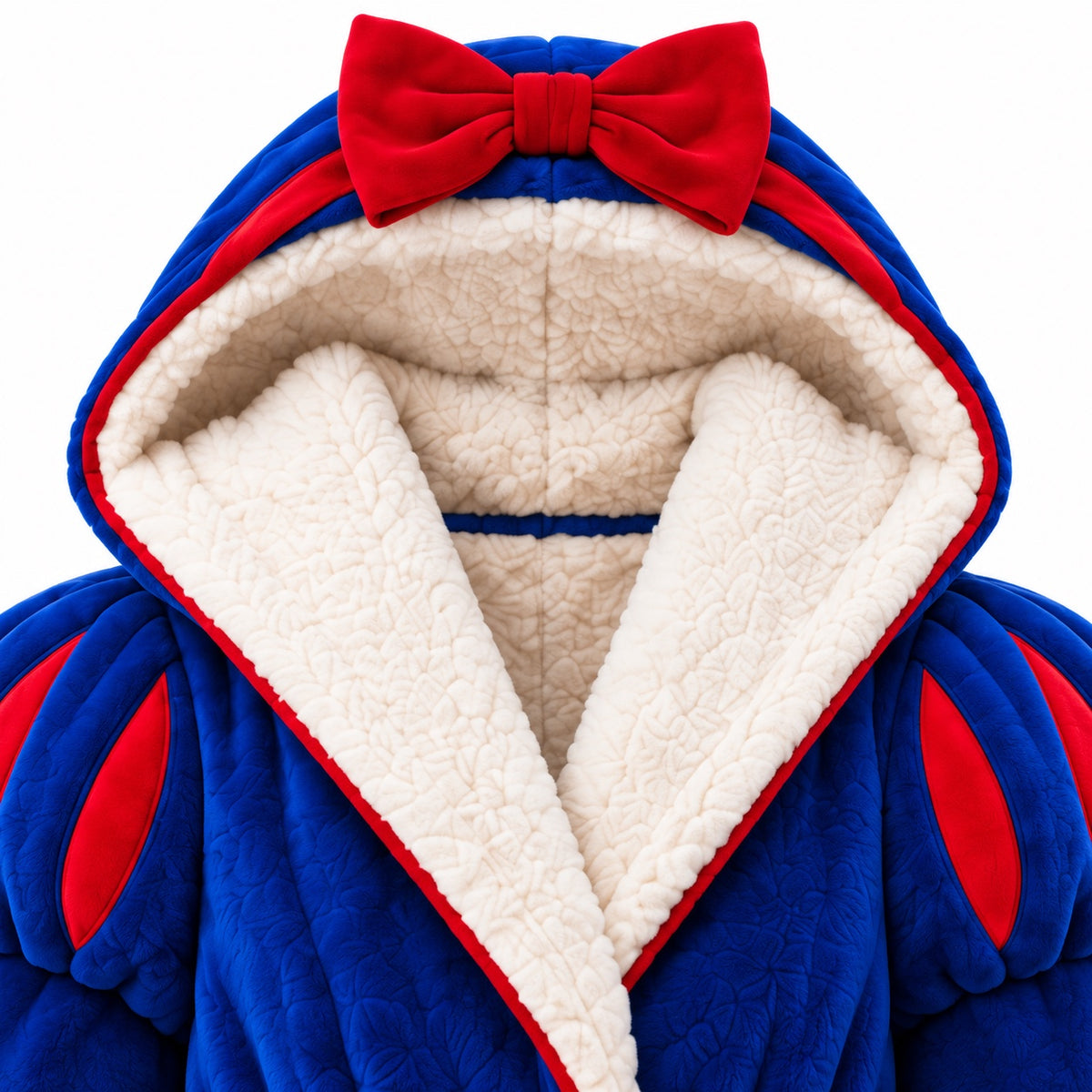 Snow Princess Heated Robe, hood