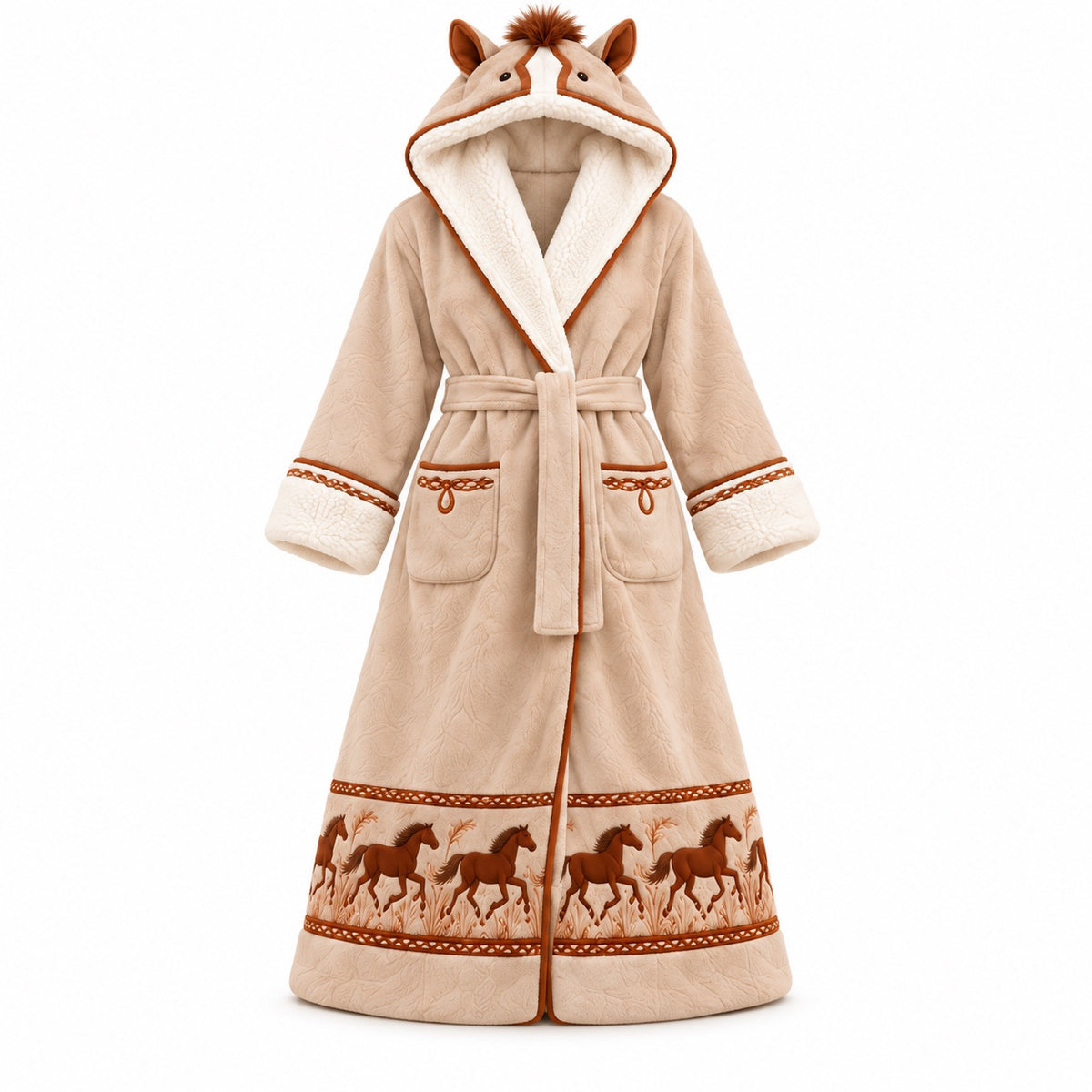 Equestrian Heated Robe, front view