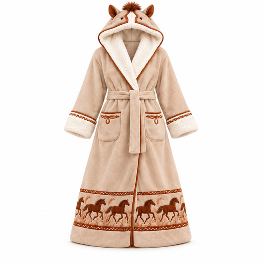 Equestrian Heated Robe, front view